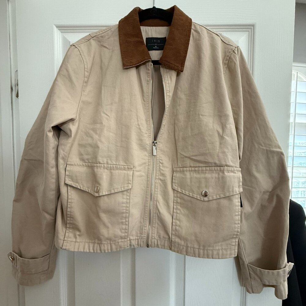 IRIS Cropped barn jacket